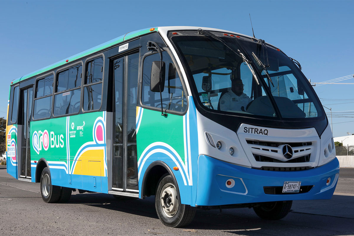 Sitraq Sitraq invierte 165 mdp en transporte público en Querétaro