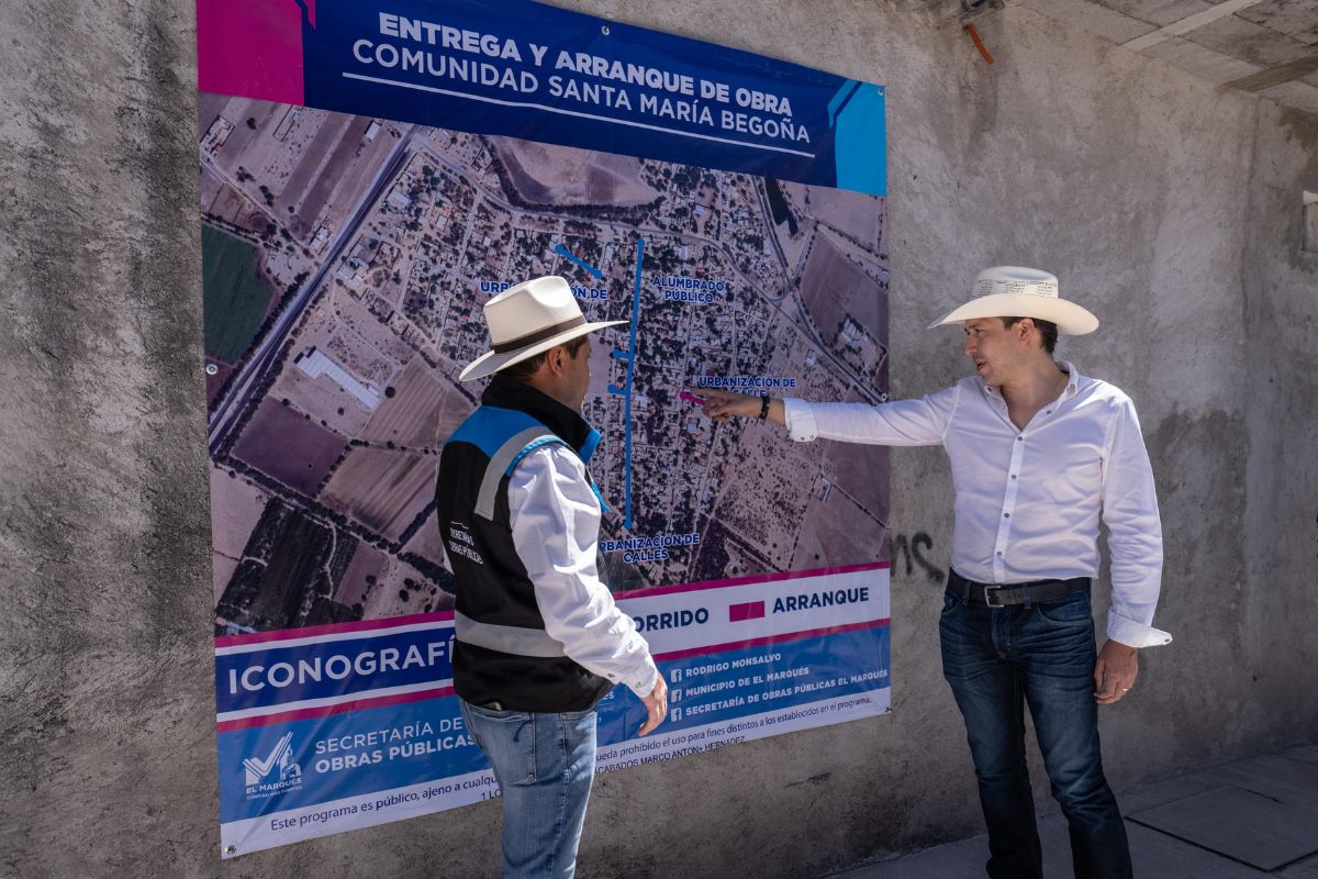 El Marqués invierte 36 mdp en obras públicas
