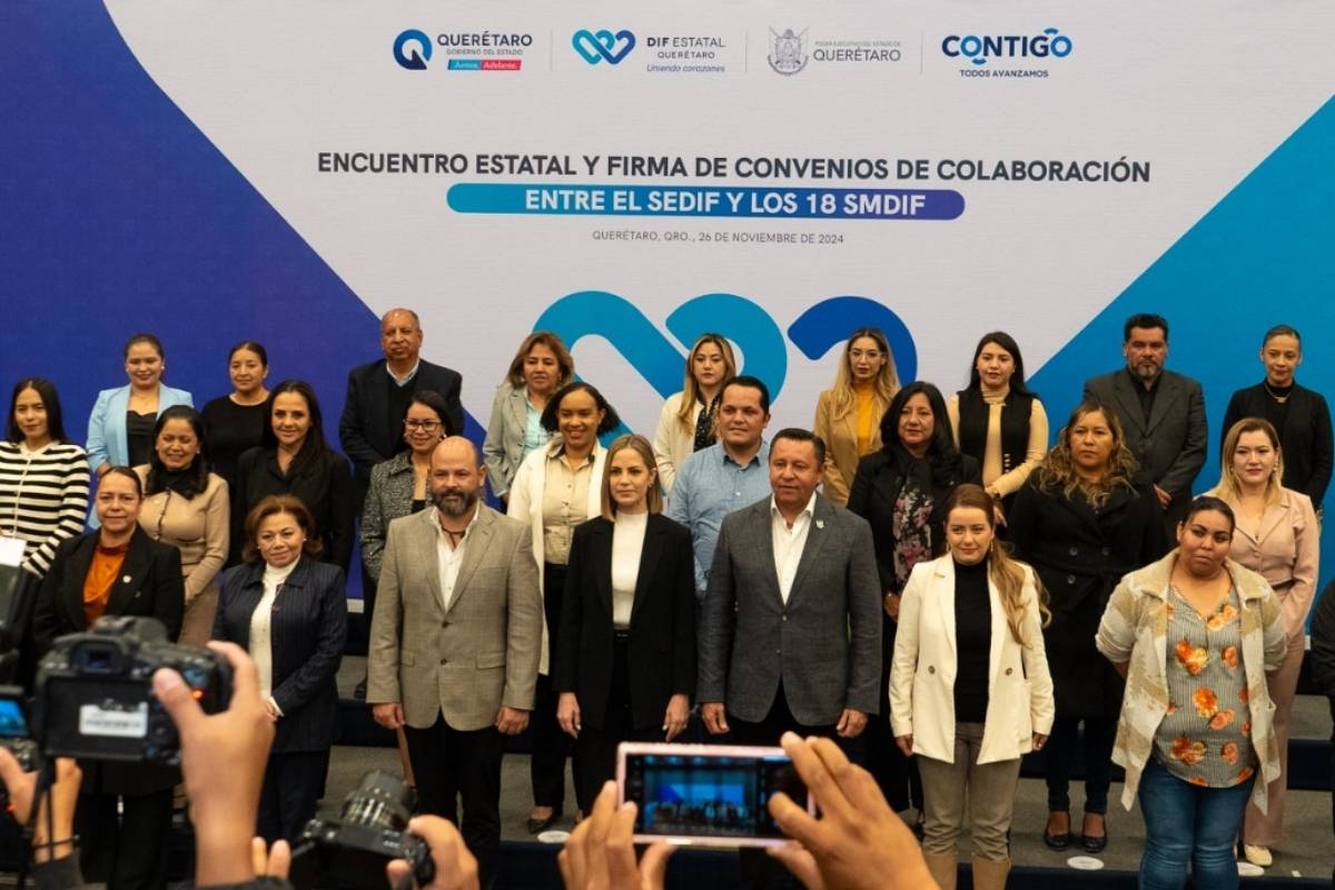 DIF de Querétaro firma convenio de colaboración con el SEDIF