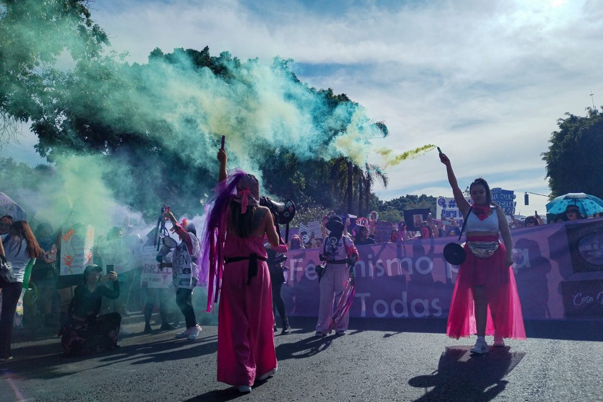 Cierres viales por la marcha del 8M en Querétaro