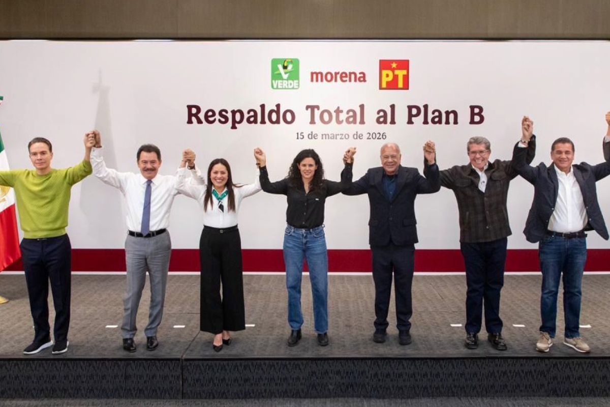 Partido Verde y PT confirman ‘respaldo total’ a plan B de reforma electoral